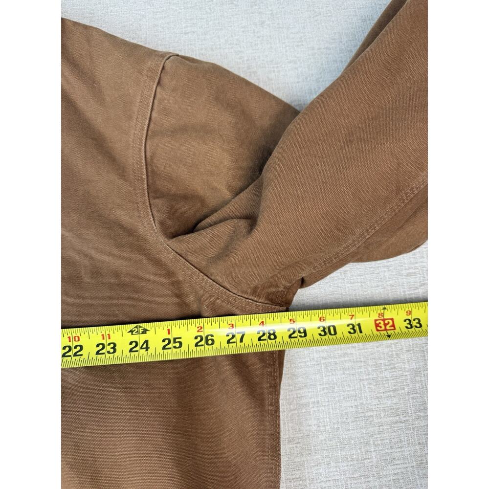 Carhartt J130 Brown Duck Active Jacket Hooded Quilt Lined Mens XLT USA Workwear - Picture 7 of 8